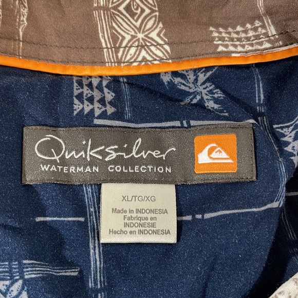 QUIKSILVER Men's Bayview Short Sleeve Shirt Size XL - Picture 7 of 10
